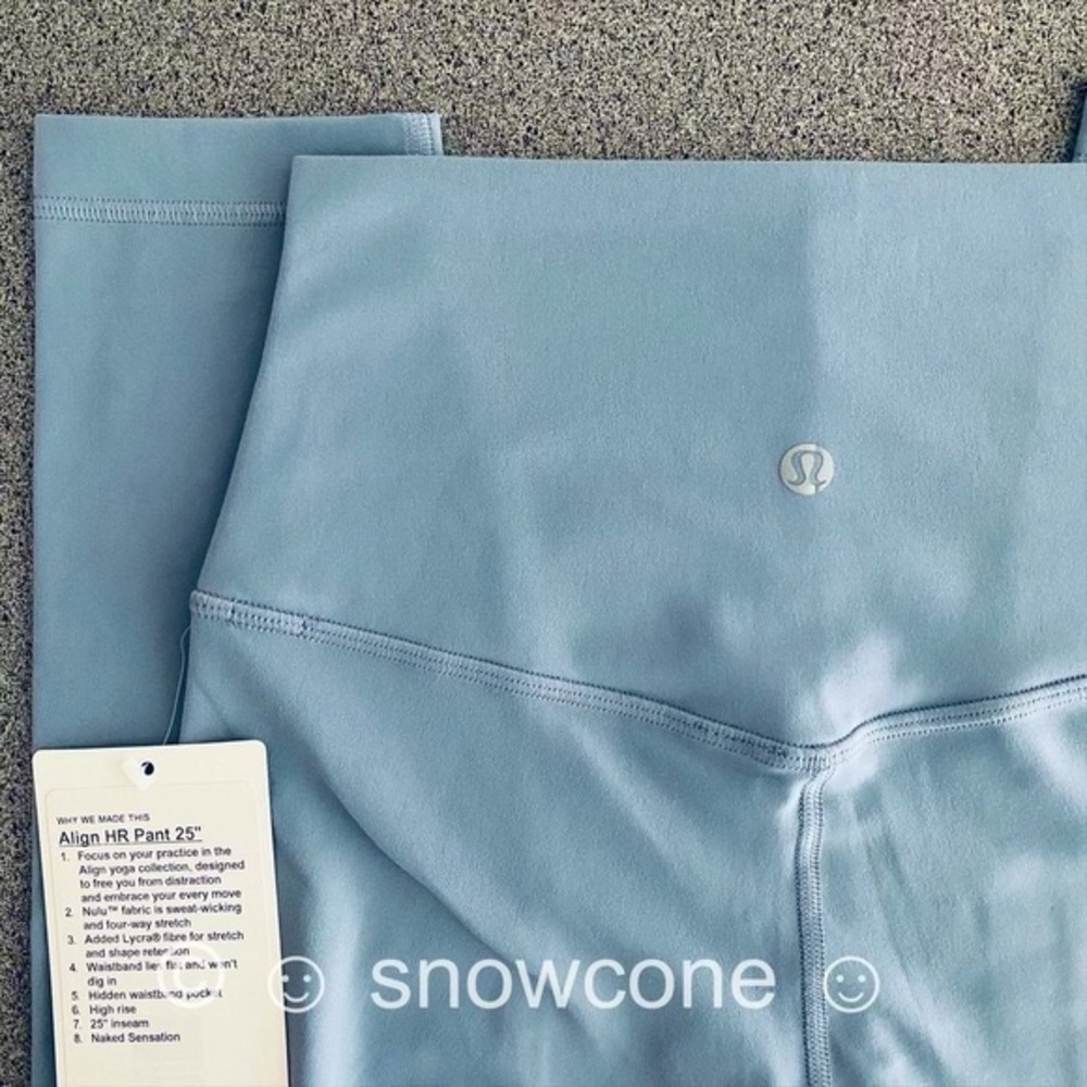 NEW Lululemon Align High-Rise Pant 25” CHAMBRAY